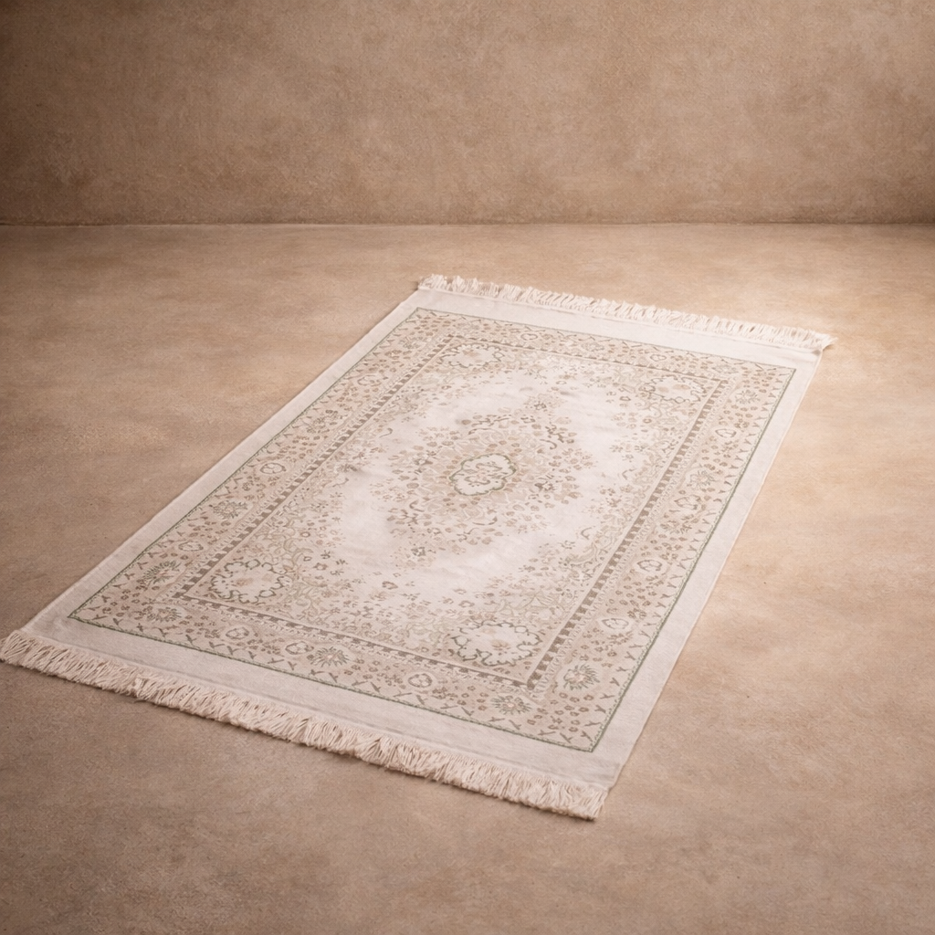 Elegant Prayer Set with Prayer Rug & Tasbih