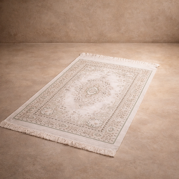 Elegant Prayer Set with Prayer Rug & Tasbih